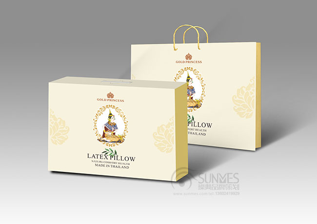 GOLD PRINCESS 泰國皇家乳膠枕儀包裝設計