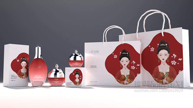 ucuis 插畫國(guó)潮風(fēng)化妝品袋設(shè)計(jì)圖