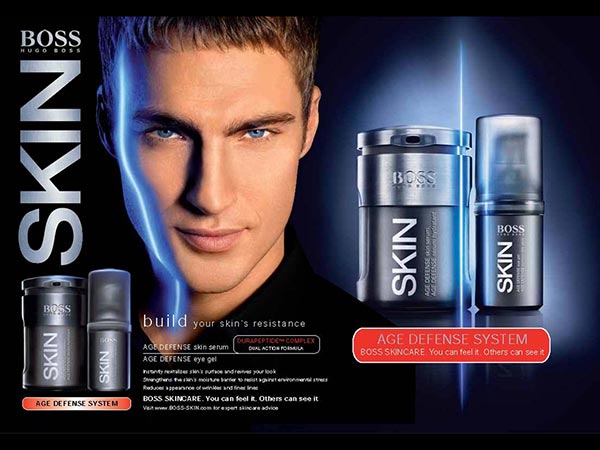 Boss男士護膚品廣告設計04